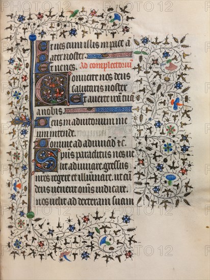 Book of Hours (Use of Paris): Decorated Initial, c. 1420. Creator: Boucicaut Master (French, Paris, active about 1410-25), follower of.