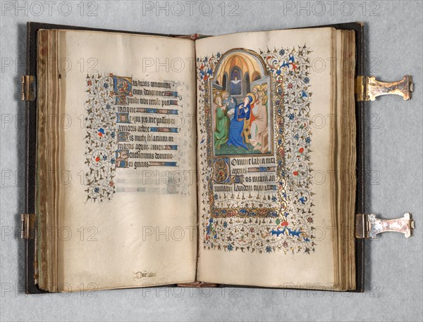 Book of Hours (Use of Paris): Fol. 108r, The Pentecost, c. 1420. Creator: The Bedford Master (French, Paris, active c. 1405-30), possibly studio or workshop of.