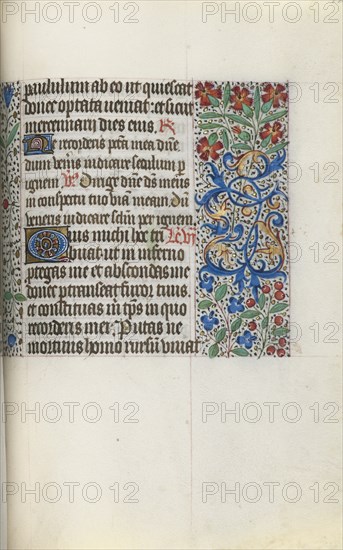 Book of Hours (Use of Rouen): fol. 124r, c. 1470. Creator: Master of the Geneva Latini (French, active Rouen, 1460-80).