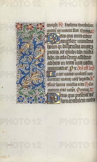 Book of Hours (Use of Rouen): fol. 50v, c. 1470. Creator: Master of the Geneva Latini (French, active Rouen, 1460-80).