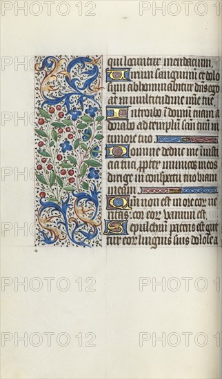 Book of Hours (Use of Rouen): fol. 52v, c. 1470. Creator: Master of the Geneva Latini (French, active Rouen, 1460-80).