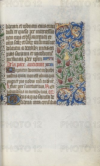 Book of Hours (Use of Rouen): fol. 55r, c. 1470. Creator: Master of the Geneva Latini (French, active Rouen, 1460-80).