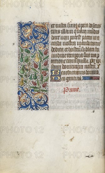 Book of Hours (Use of Rouen): fol. 55v, c. 1470. Creator: Master of the Geneva Latini (French, active Rouen, 1460-80).