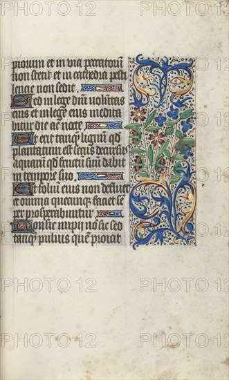 Book of Hours (Use of Rouen): fol. 57r, c. 1470. Creator: Master of the Geneva Latini (French, active Rouen, 1460-80).
