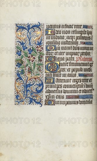 Book of Hours (Use of Rouen): fol. 57v, c. 1470. Creator: Master of the Geneva Latini (French, active Rouen, 1460-80).