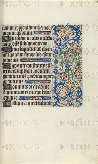 Book of Hours (Use of Rouen): fol. 58r, c. 1470. Creator: Master of the Geneva Latini (French, active Rouen, 1460-80).