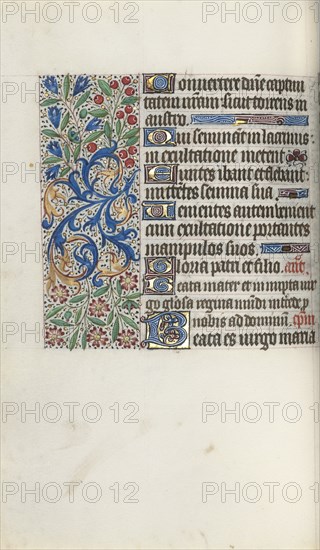 Book of Hours (Use of Rouen): fol. 72v, c. 1470. Creator: Master of the Geneva Latini (French, active Rouen, 1460-80).