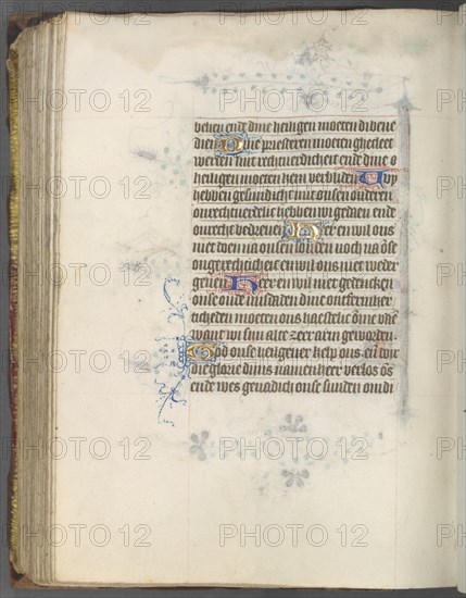 Book of Hours (Use of Utrecht): fol. 174v, Text, c. 1460-1465. Creator: Master of Gijsbrecht van Brederode (Netherlandish); Master of the Boston City of God (Netherlandish).