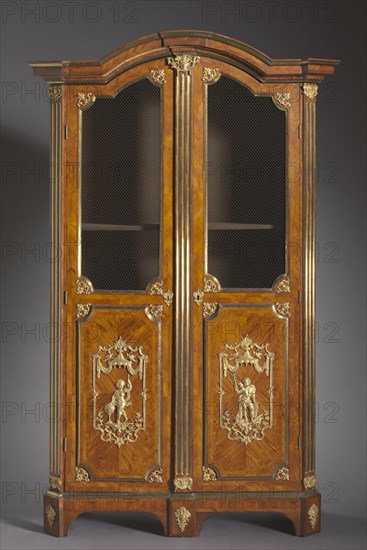 Bookcase, c. 1720. Creator: Charles Cressent (French, 1685-1768), attributed to.