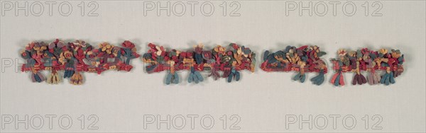 Border Fragment with Birds and Flowers, 100 BC-700. Creator: Unknown.