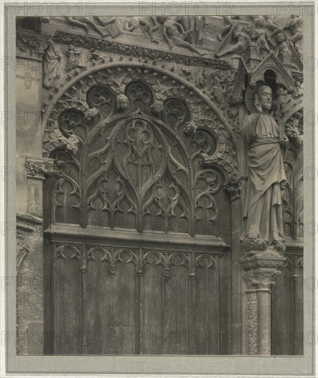 Bourges Cathedral: Crypt Under Nave, c. 1900. Creator: Frederick H. Evans (British, 1853-1943).