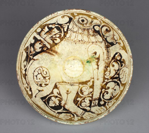 Bowl with Griffin, 1100s. Creator: Unknown.