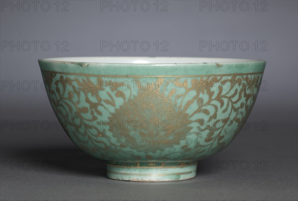 Bowl with Lotus Scrolls, 16th Century. Creator: Unknown.