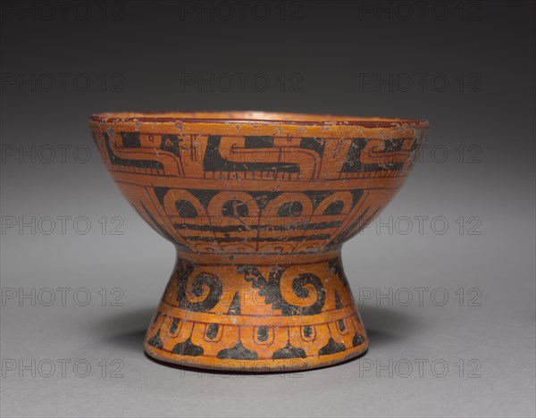Bowl with Rattle Base, c. 900-1519. Creator: Unknown.