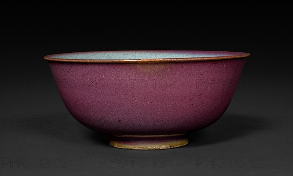 Bowl: Jun ware, 14th-15th Century. Creator: Unknown.