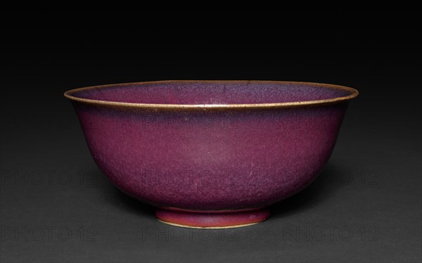 Bowl: Jun ware, 14th-15th Century. Creator: Unknown.