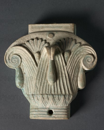 Box (Pyxis) in the Form of a Composite Capital, 305-30 BC. Creator: Unknown.