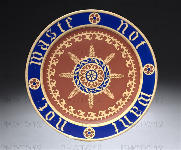 Bread Plate, c. 1850. Creator: Augustus Welby Northmore Pugin (British, 1812-1852).