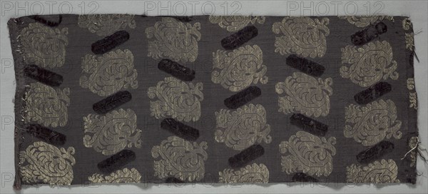 Brocaded Silk, 1600s. Creator: Unknown.