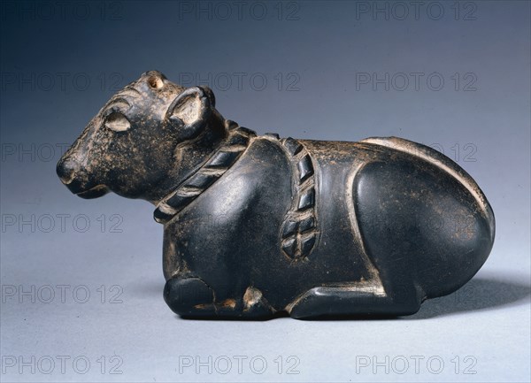 Bull Calf Polemount, c. 2700 BC. Creator: Unknown.