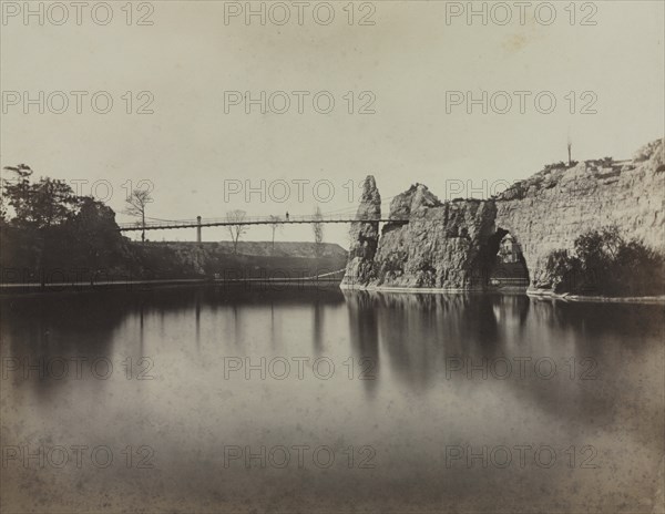 Buttes Chaumont, Paris, c. 1860s. Creator: Charles Soulier (French, 1840-1875).