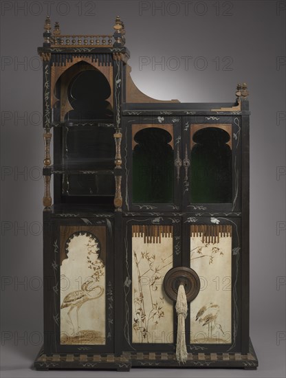 Cabinet, c. 1895. Creator: Carlo Bugatti (Italian, 1856-1940).