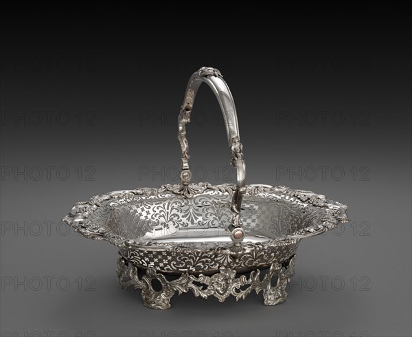 Cake Basket, 1753. Creator: Samuel Herbert (British).