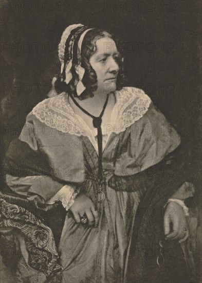 Camera Work: Mrs. Anna Brownell Jameson, 1912. Creator: David Octavius Hill (British, 1802-1870); Robert Adamson (British, 1821-1848), and.