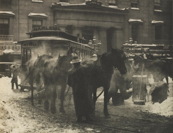 Camera Work: The Terminal, 1892. Creator: Alfred Stieglitz (American, 1864-1946).