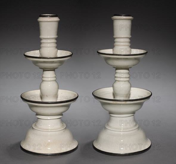 Candlesticks, 1600s. Creator: Unknown.