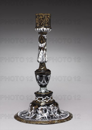 Candlesticks, c. 1565. Creator: Jean II de Court (French, bef 1583), attributed to.