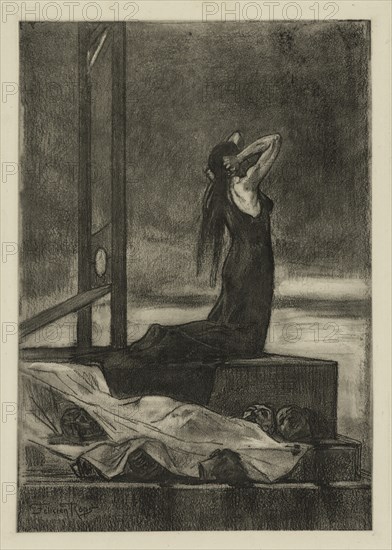 Capital Punishment: The Pain of Death (Todesstrafe: La peine de mort), c. 1880. Creator: Félicien Rops (Belgian, 1833-1898).
