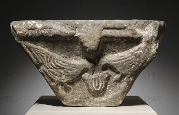 Capital with Birds, 700s-800s. Creator: Unknown.
