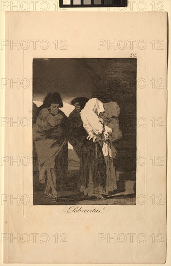 Caprichos: Poor Little Girls!. Creator: Francisco de Goya (Spanish, 1746-1828).