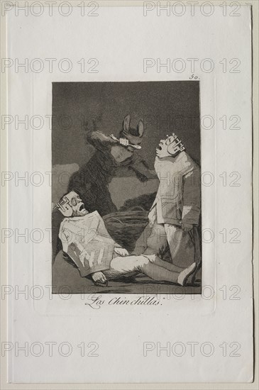 Caprichos: The Chinchillas. Creator: Francisco de Goya (Spanish, 1746-1828).