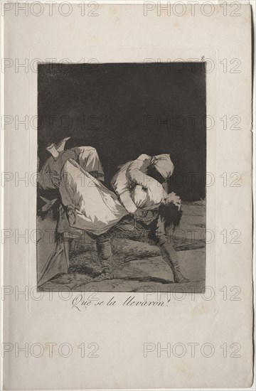 Caprichos: They Carried Her Off!. Creator: Francisco de Goya (Spanish, 1746-1828).