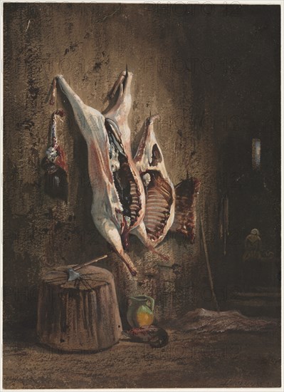 Carcasses, 1840-1860. Creator: Alexandre-Gabriel Decamps (French, 1803-1860).