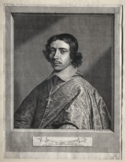 Cardinal de Retz, 1650. Creator: Robert Nanteuil (French, 1623-1678).