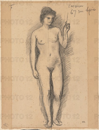 Carmen, last half 1800s. Creator: Pierre Puvis de Chavannes (French, 1824-1898).