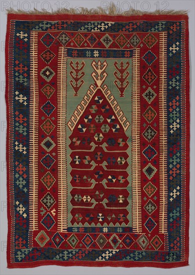 Carpet (Kilim), late 19th-early 20th century. Creator: Unknown.