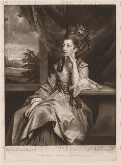 Catherine Bunbury, 1778. Creator: James I Watson (British, 1740-1790).