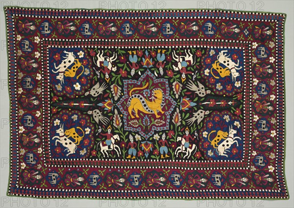 Ceremonial or summer floor cover, 1800s. Creator: Unknown.