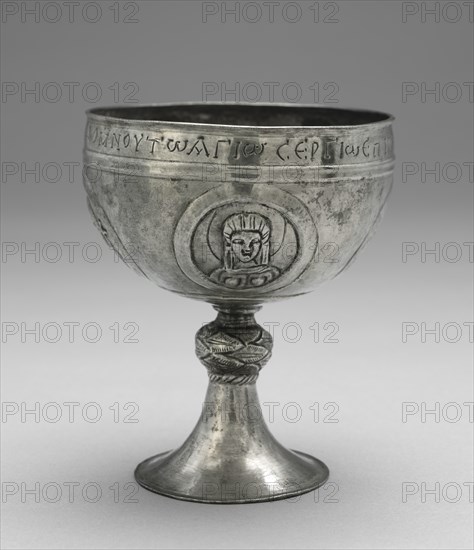 Chalice from the Beth Misona Treasure, c. 500-700. Creator: Unknown.