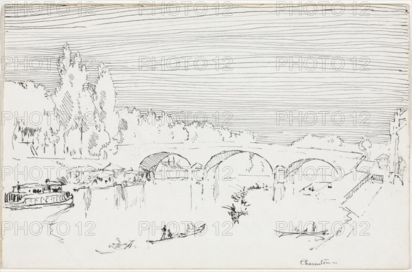 Charenton-le-Pont, ca. 1893. Creator: Joseph Pennell (American, 1857-1926).