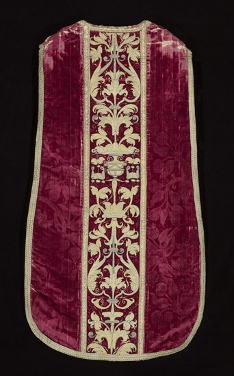 Chasuble, late 1600s. Creator: Unknown.