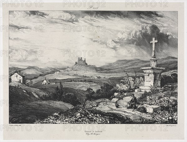 Château de Larderole, 1832. Creator: Eugène Isabey (French, 1803-1886).