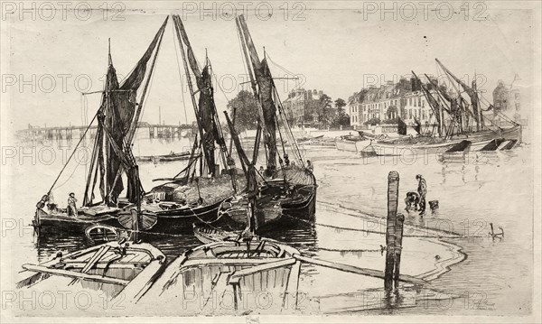 Chelsea, No. 1, 1886. Creator: Joseph Pennell (American, 1857-1926).
