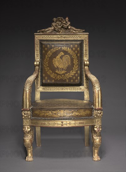 Child's Throne, 1822. Creator: Pierre-Marie Balny le Jeune (French, 1832).