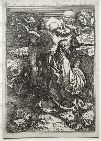 Christ on the Mount of Olives, 1515. Creator: Albrecht Dürer (German, 1471-1528).