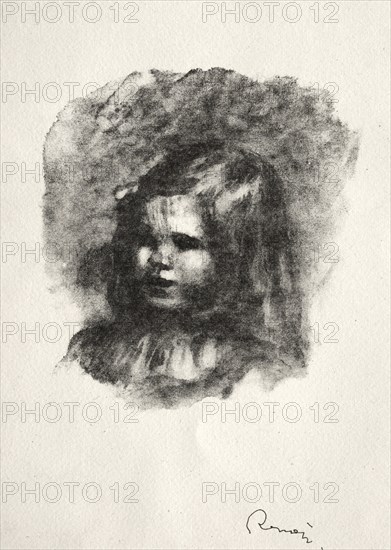 Claude Renoir, tourné à gauche. Creator: Pierre-Auguste Renoir (French, 1841-1919).